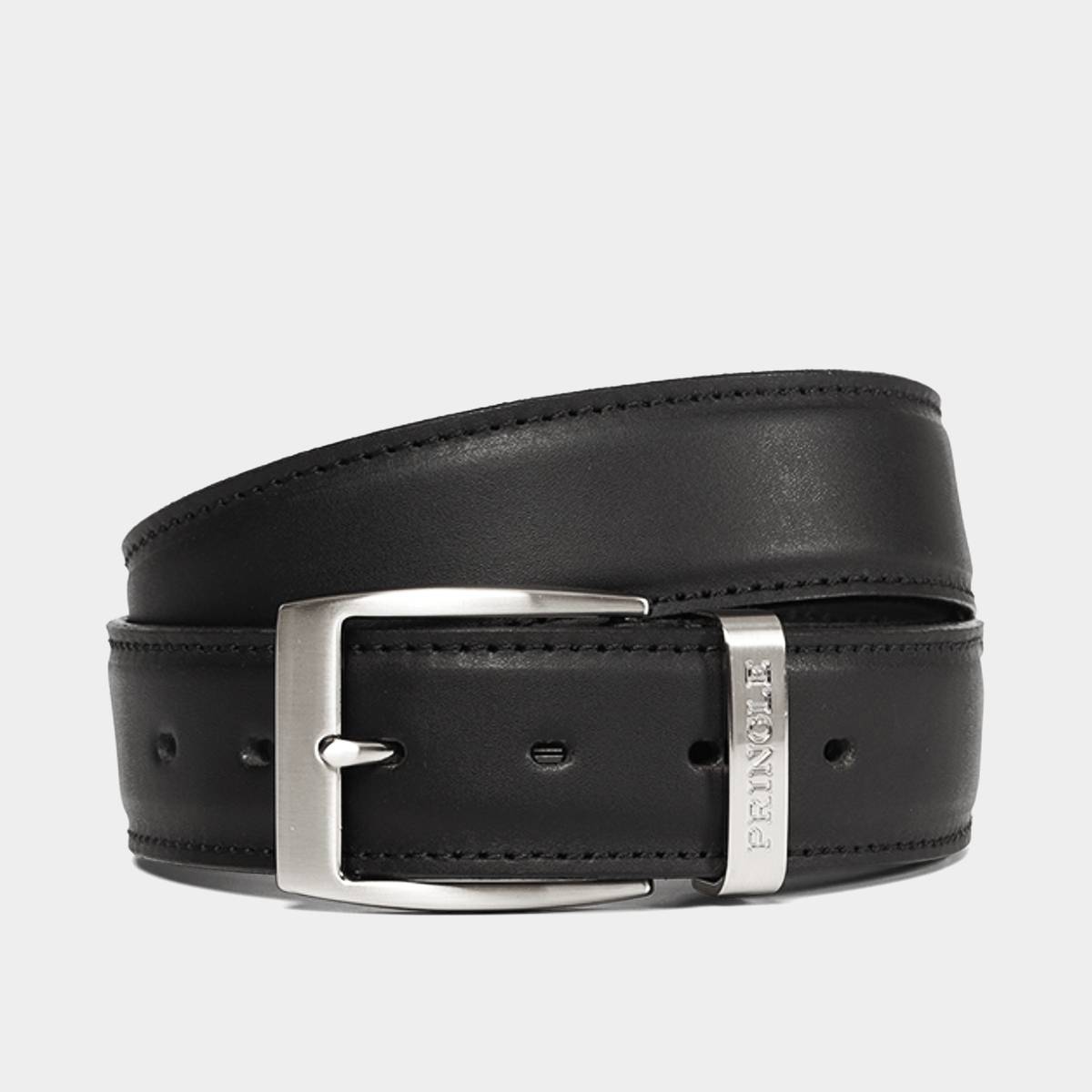 Pringle Belts Men's Pringle Black Craig Belt