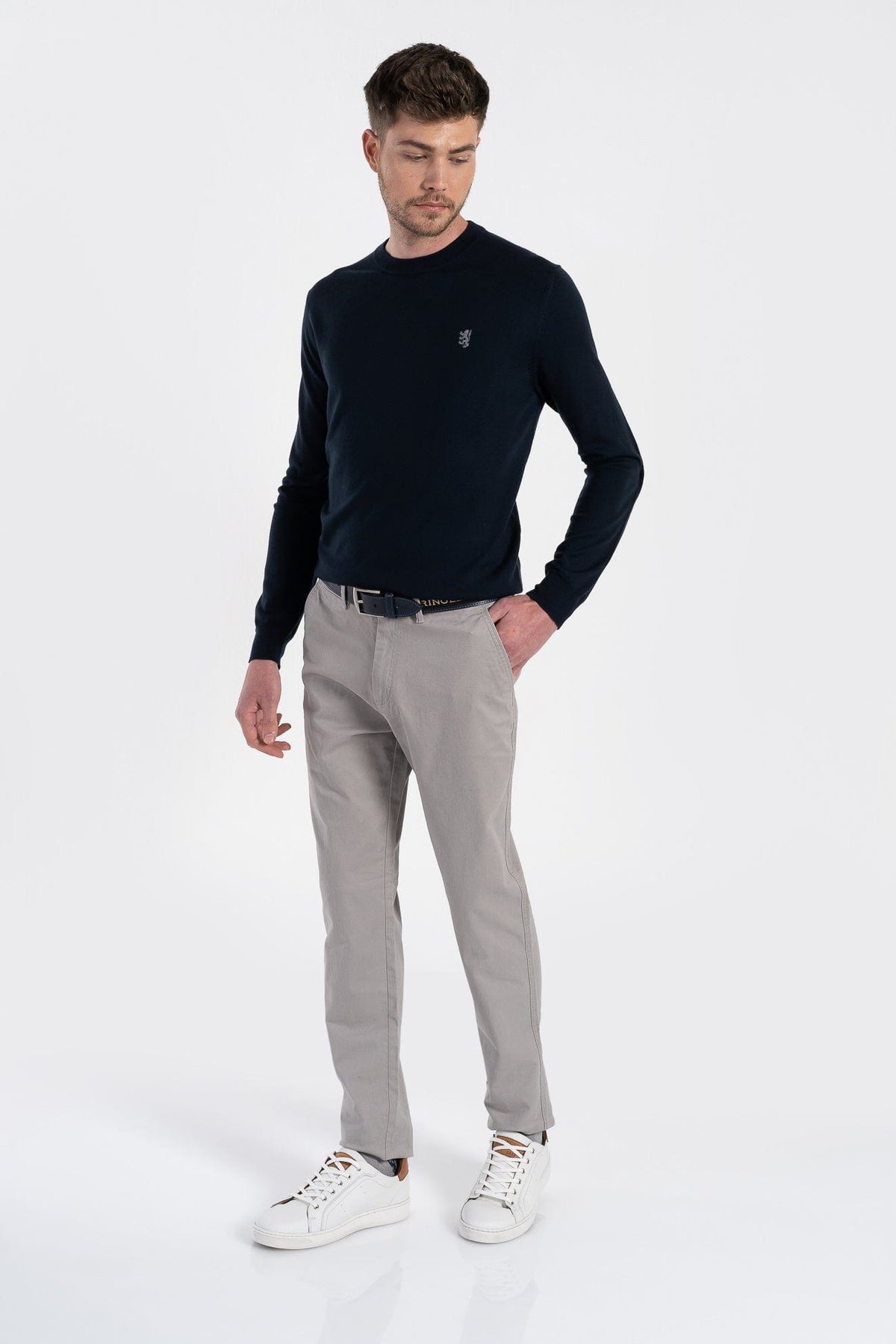 Pringle Chinos Pringle Jorge Tailored Chino Grey