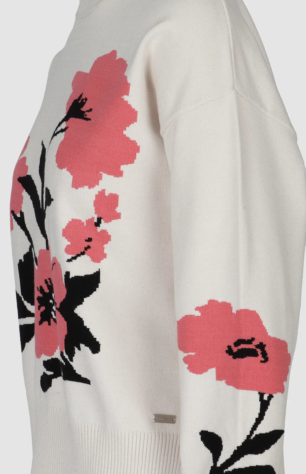 Pringle Esme Floral Knit Jersey-Milk PR112177