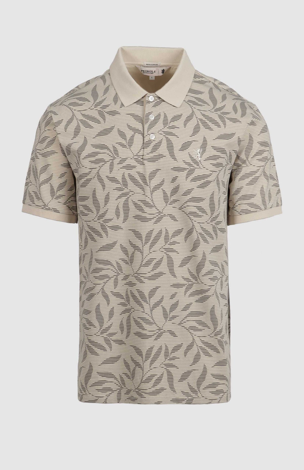 Pringle Golf T Shirt Pringle Fred Golfer Stone