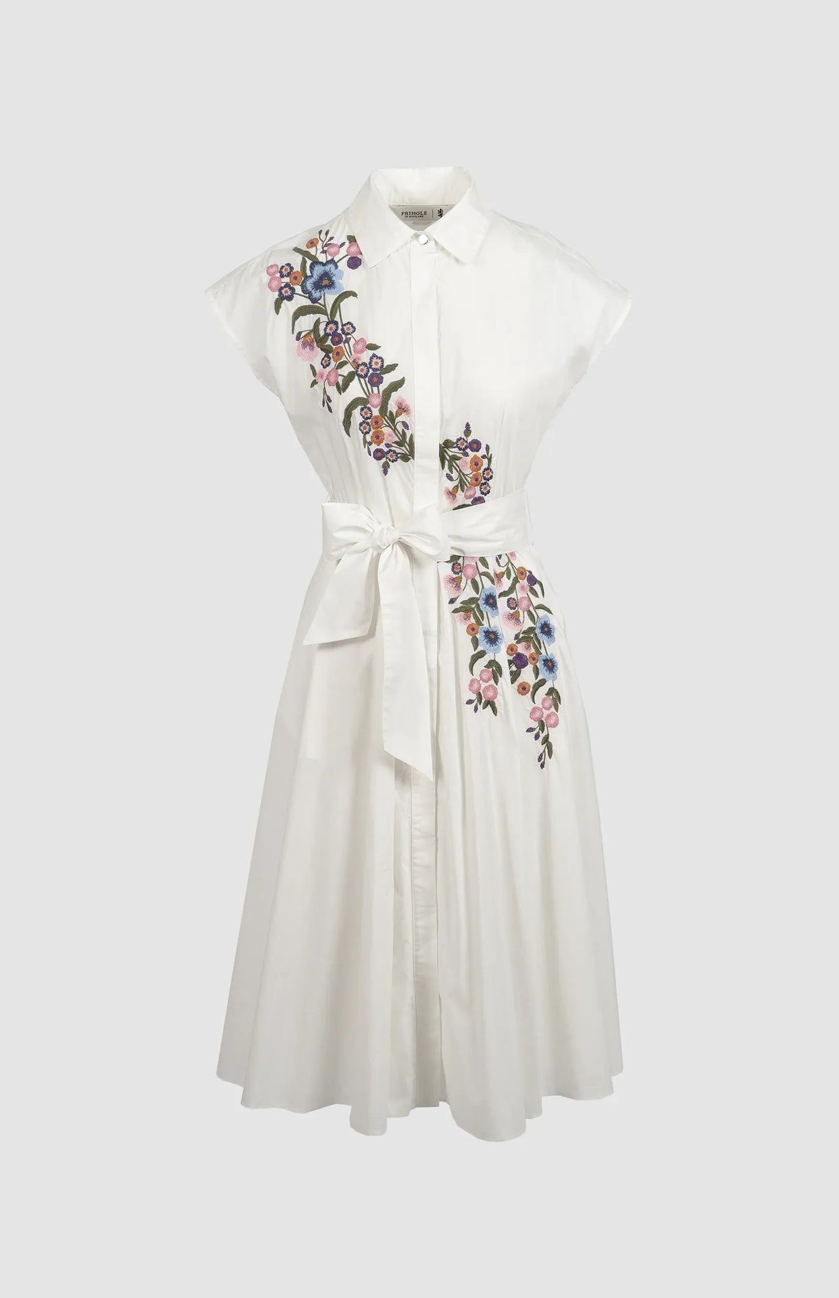 Pringle Golfer Dress S Pringle Amara Floral Embroidered Midi Dress