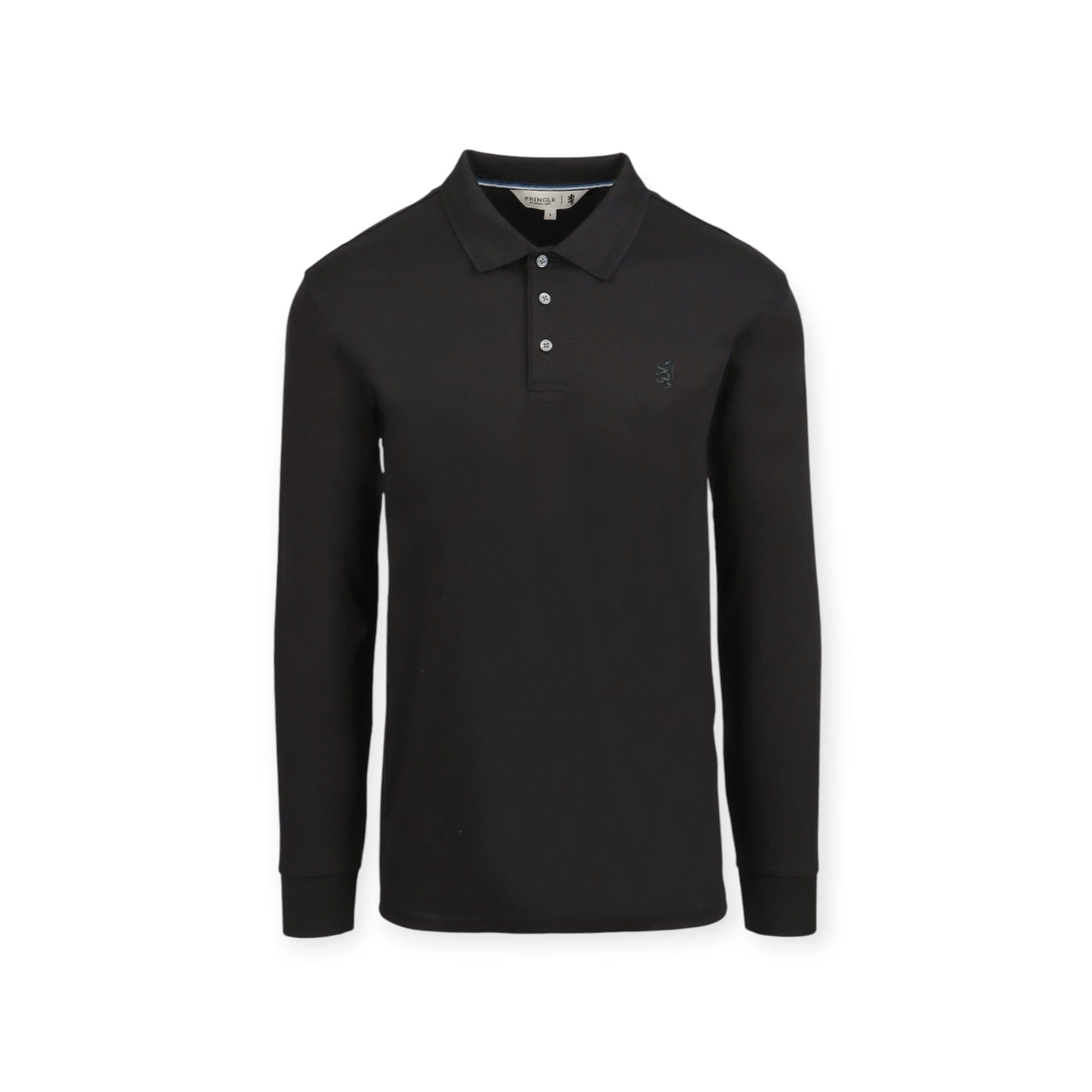 Pringle Golfer S Pringle Donald Long Sleeve Golfer Black