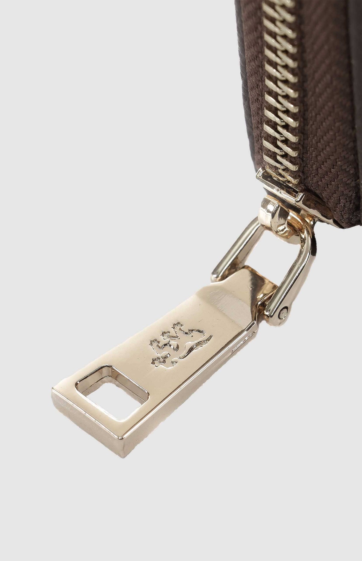 Pringle Ladies Purse Pringle Argyle AOP Zip Around Purse Stone PR112041