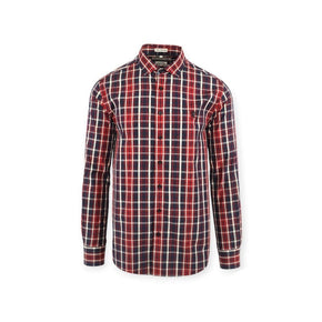 Pringle Shirts Pringle Denver Long Sleeve Multi Check Tailored Shirt (7665555931225)