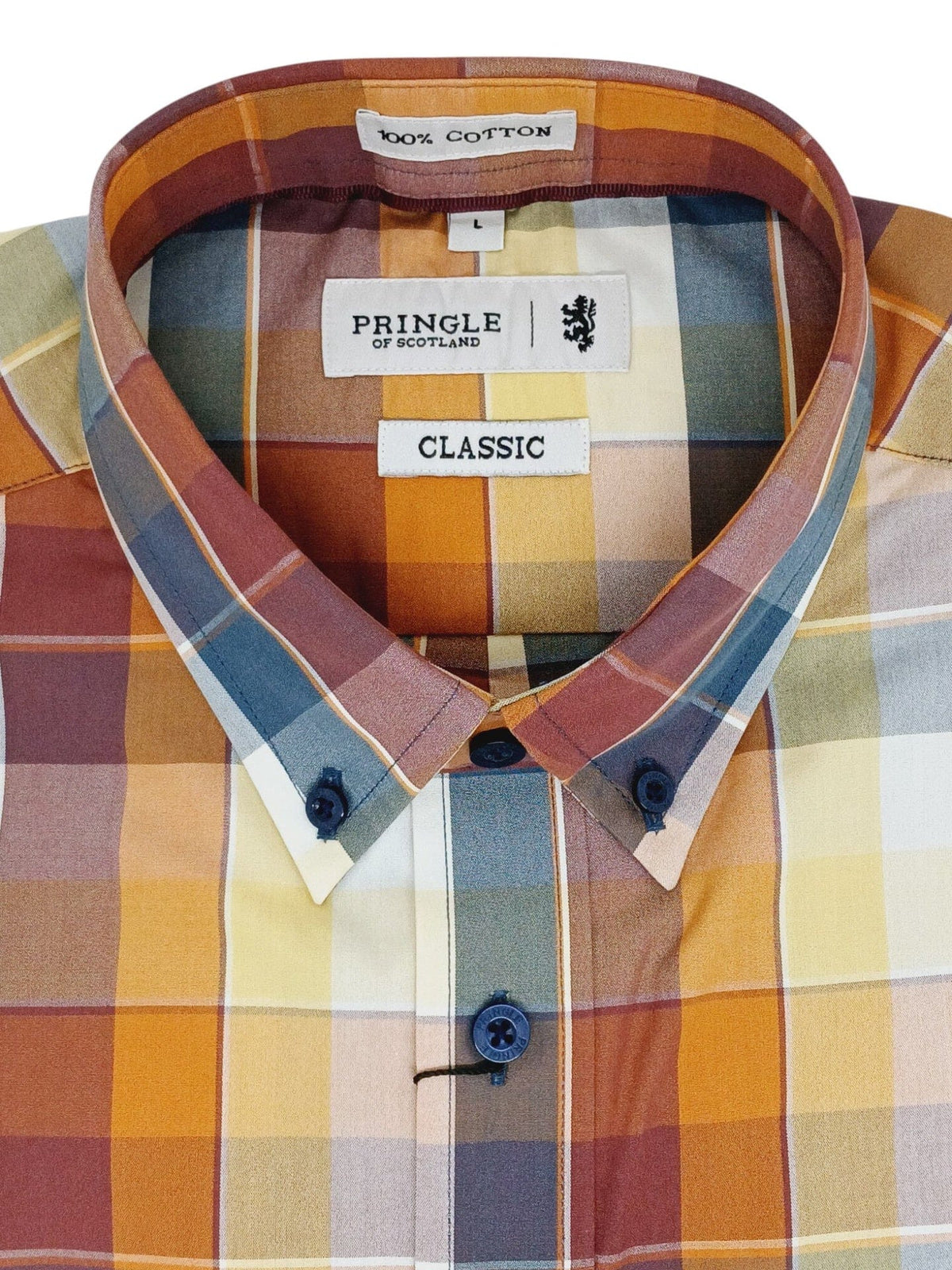 Pringle Shirts Pringle Jerry Long Sleeve Classic Shirt Multi
