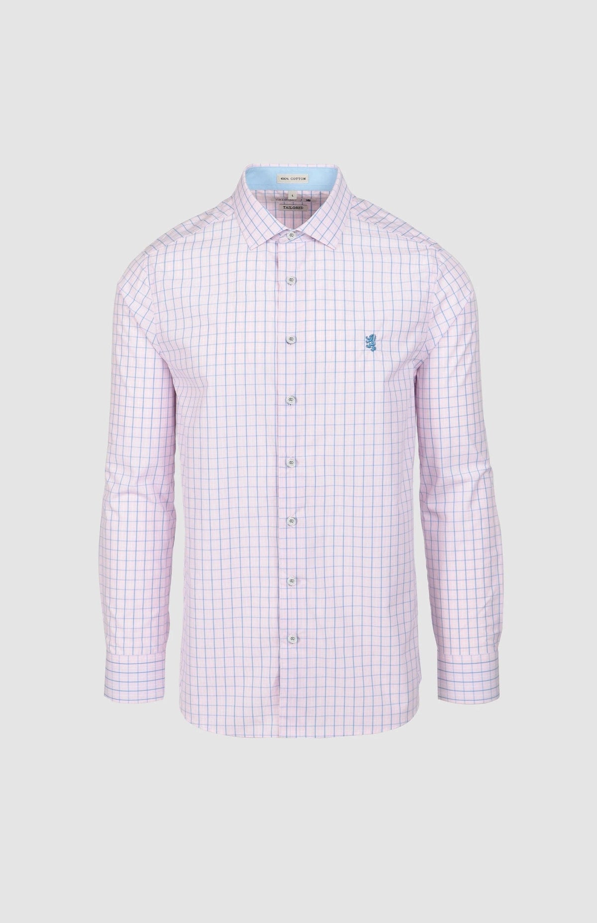 Pringle Shirts Pringle Sloan Micro Check Tailored Shirt Pink