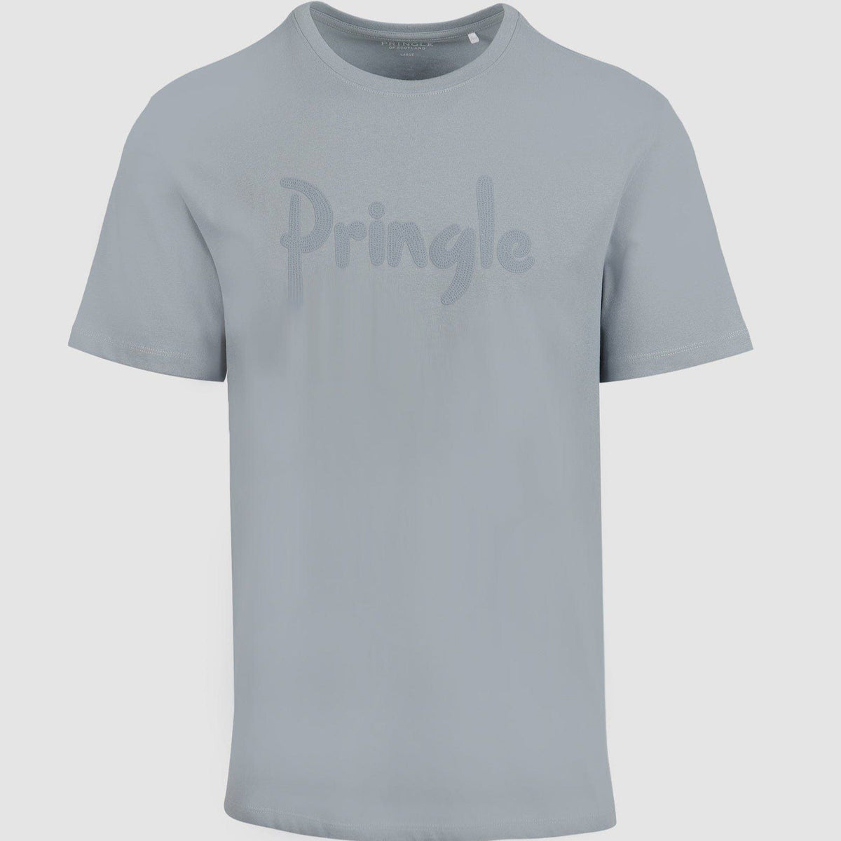 Pringle T Shirt Pringle Richard Raised Print T-Shirt Light Blue