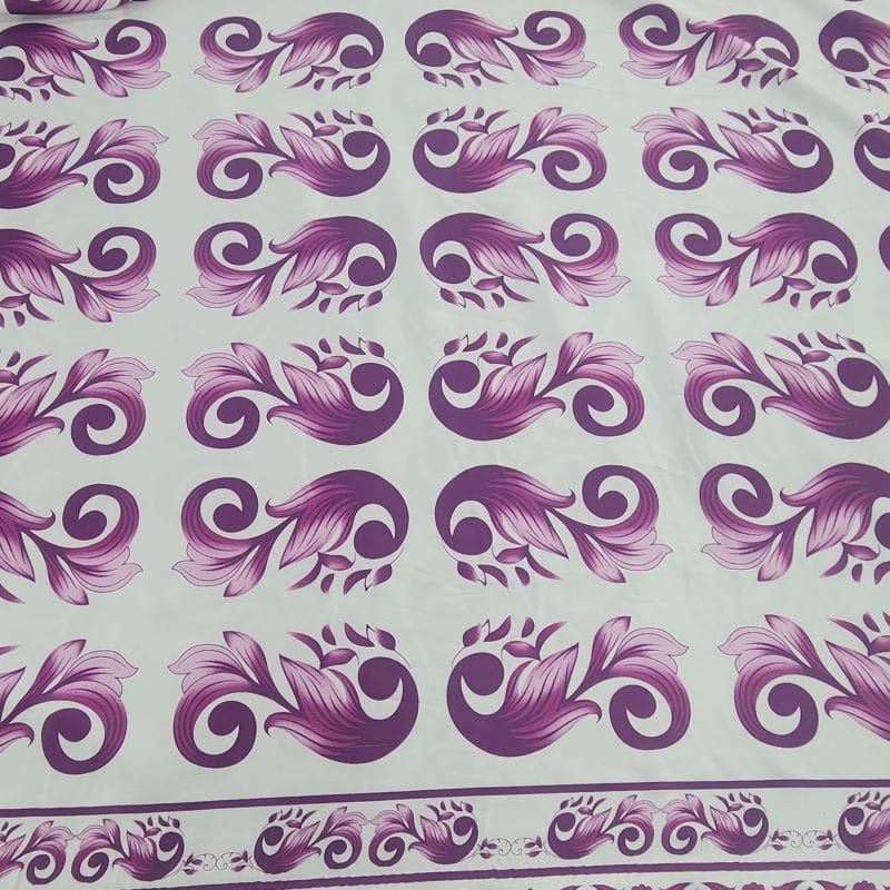 PRINTED ARMANI SATIN Dress Fabrics Printed Digital ArmanI Fabric Purple 150cm (7471847735385)