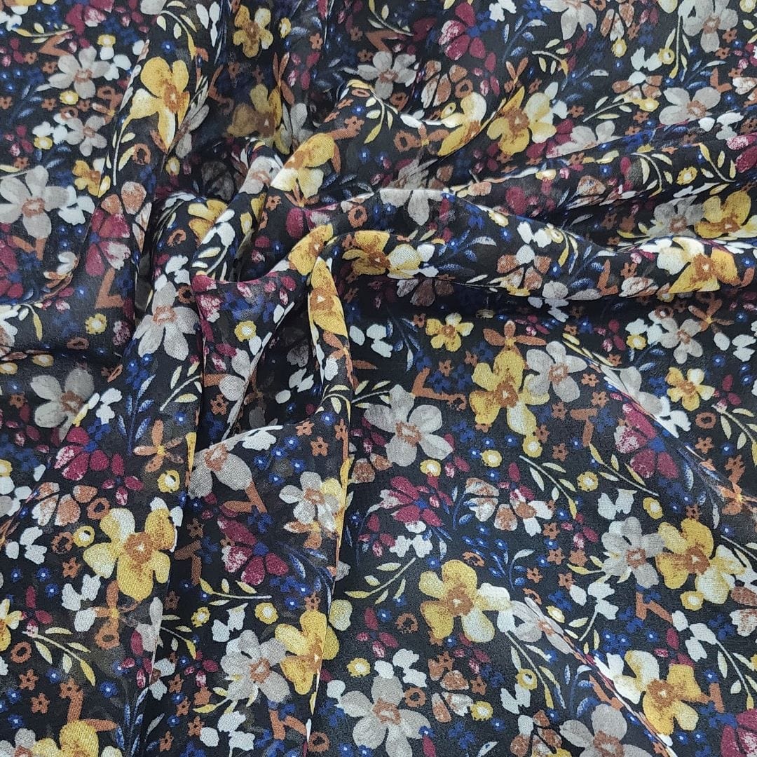 PRINTED CHIFFON Dress Fabrics Printed Chiffon Fabric 150cm (7336177270873)