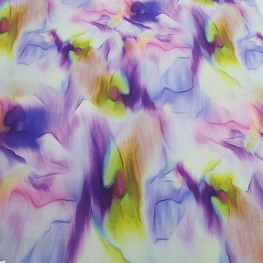 PRINTED CHIFFON Dress Fabrics Printed Peach Chiffon Fabric 150cm Purple (7510768517209)