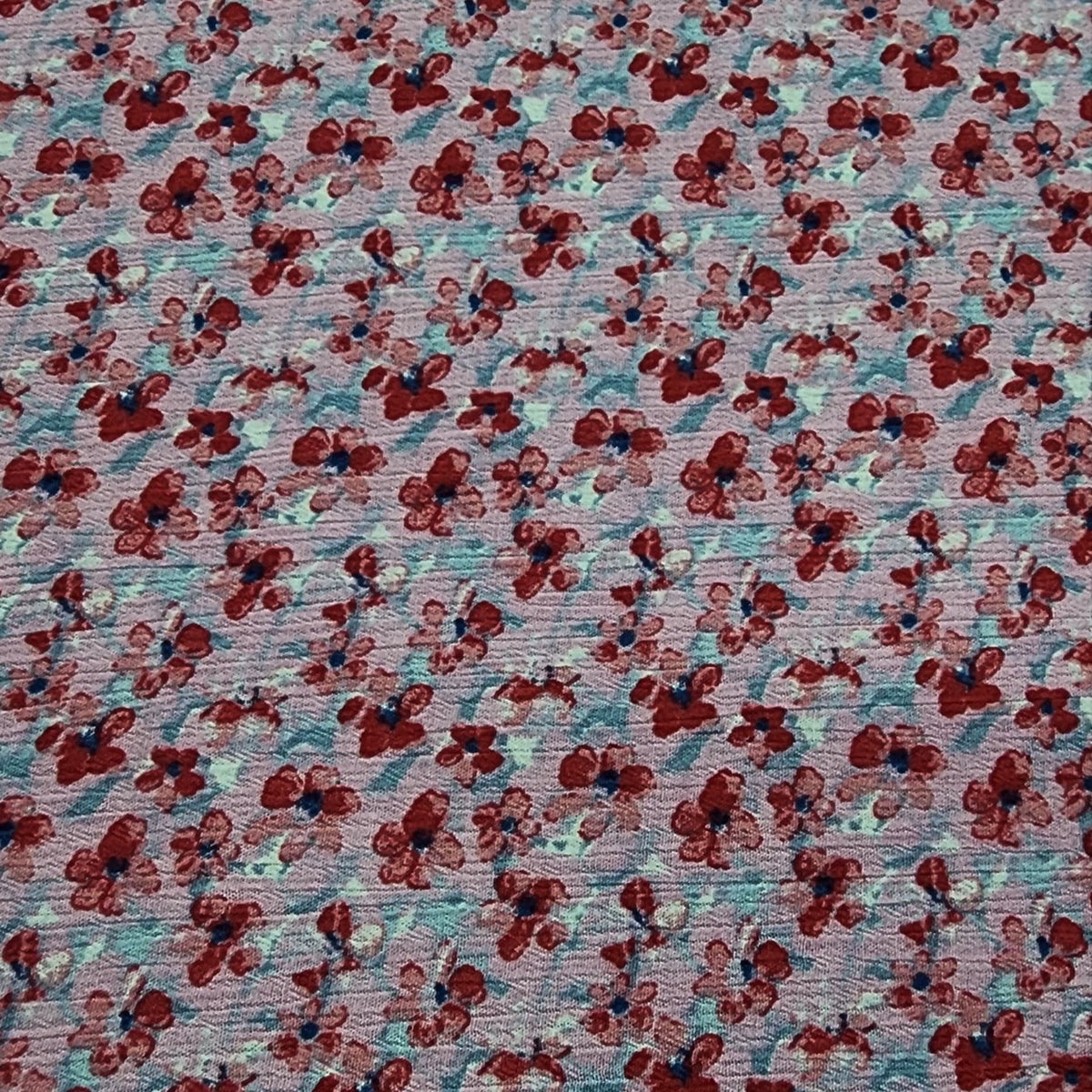 PRINTED CHIFFON Dress Fabrics Printed Rayon Chiffon Fabric Pink 150cm (7336178319449)