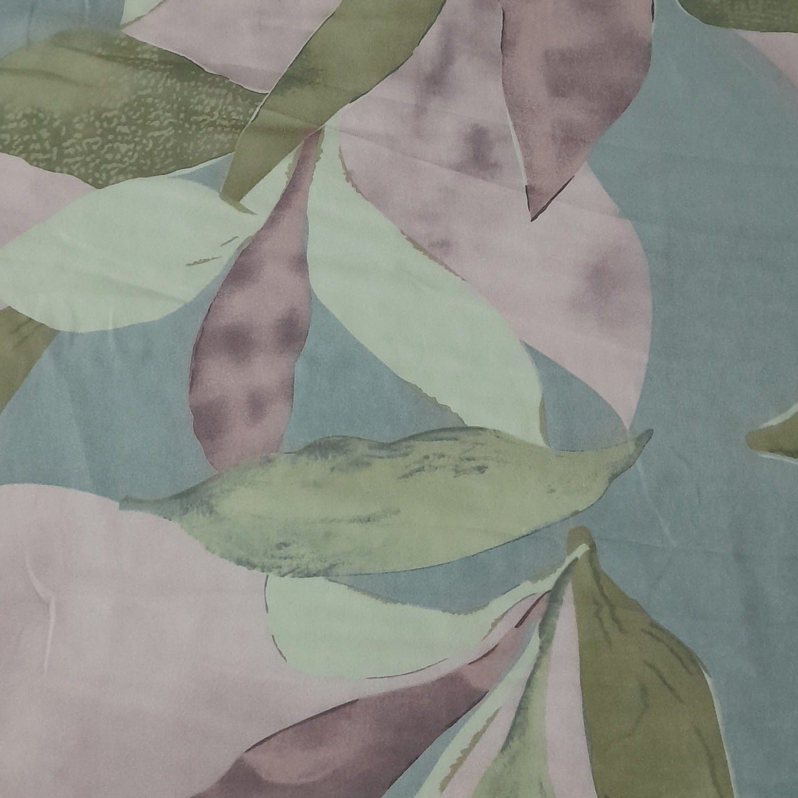 PRINTED CHIFFON Fabric Dusty Digital Printed Floral Chiffon Fabric 150 cm (7767692116057)