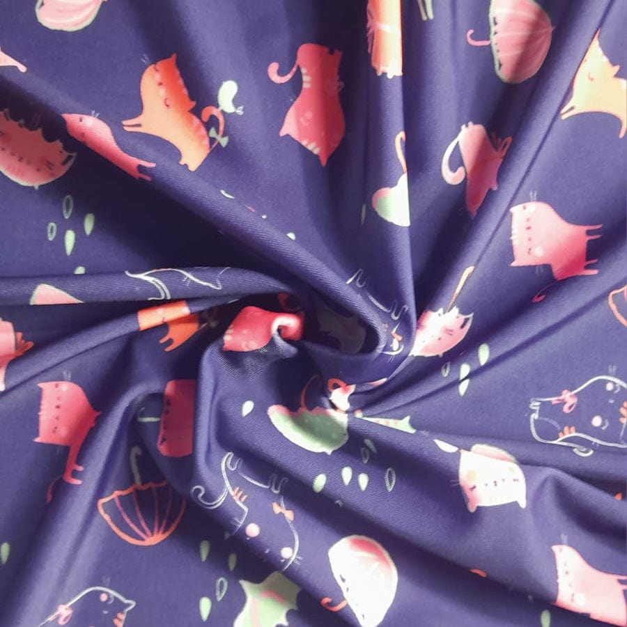 PRINTED LYCRA Fabric Printed Nylon Lycra Fabric 150 cm M112 (7767686643801)