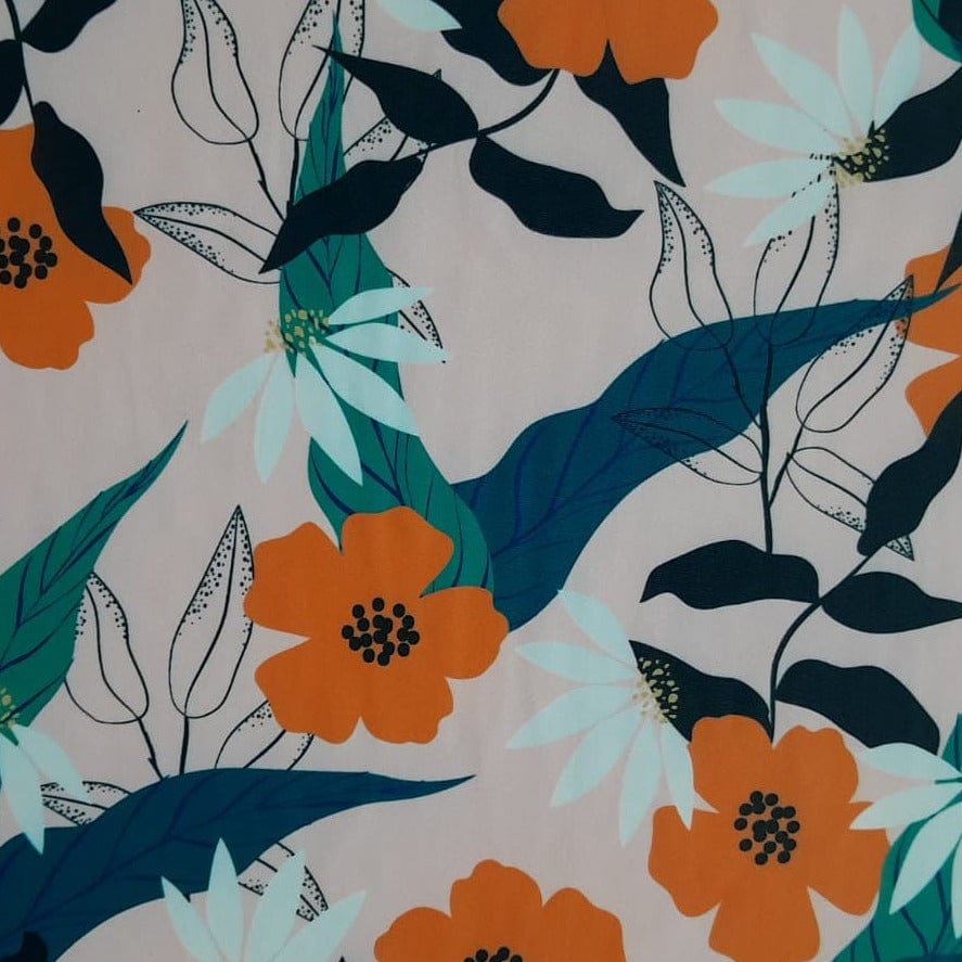 PRINTED LYCRA Fabric Printed Nylon Lycra Fabric 150 cm M643 (7767683760217)