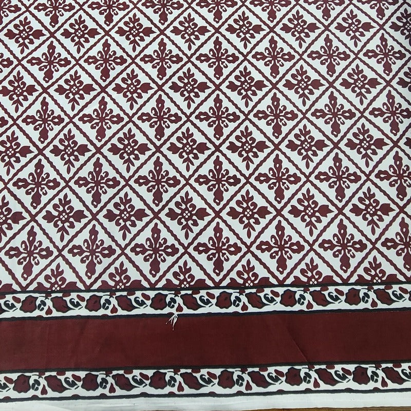 PRINTED POLYCOTTON Dress Fabrics Printed Poly Cotton Check Fabric 112cm (7490124087385)