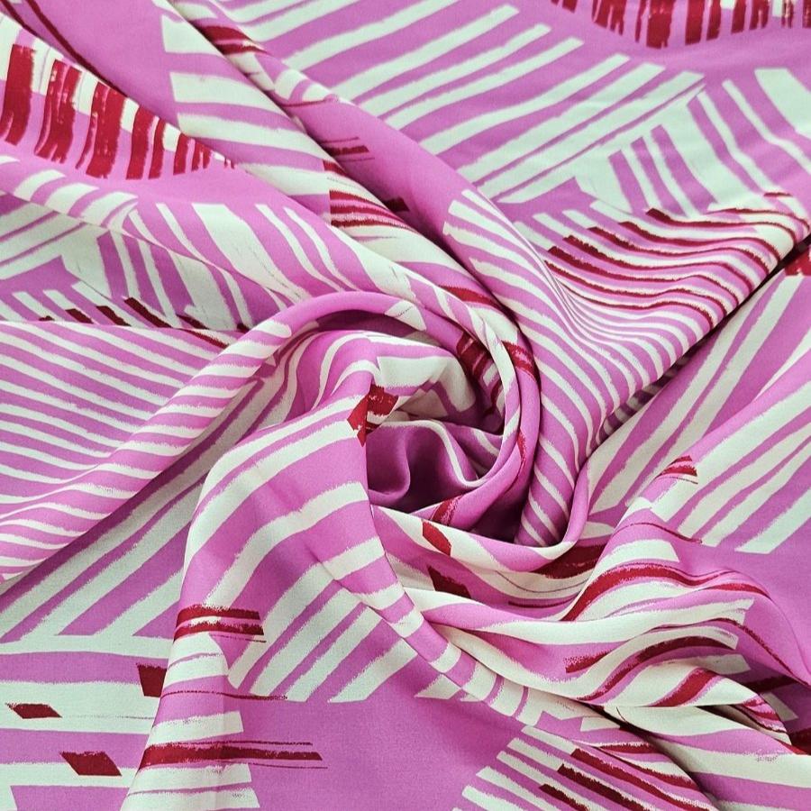 PRINTED SATIN Dress Fabric DSN 1 Printed Dior Satin Fabric 150cm (7793125458009)