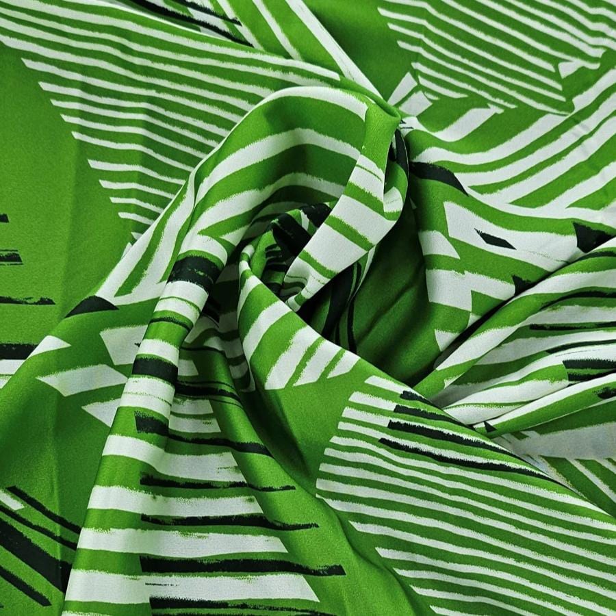 PRINTED SATIN Dress Fabric DSN 3 Printed Dior Satin Fabric 150cm (7793125458009)