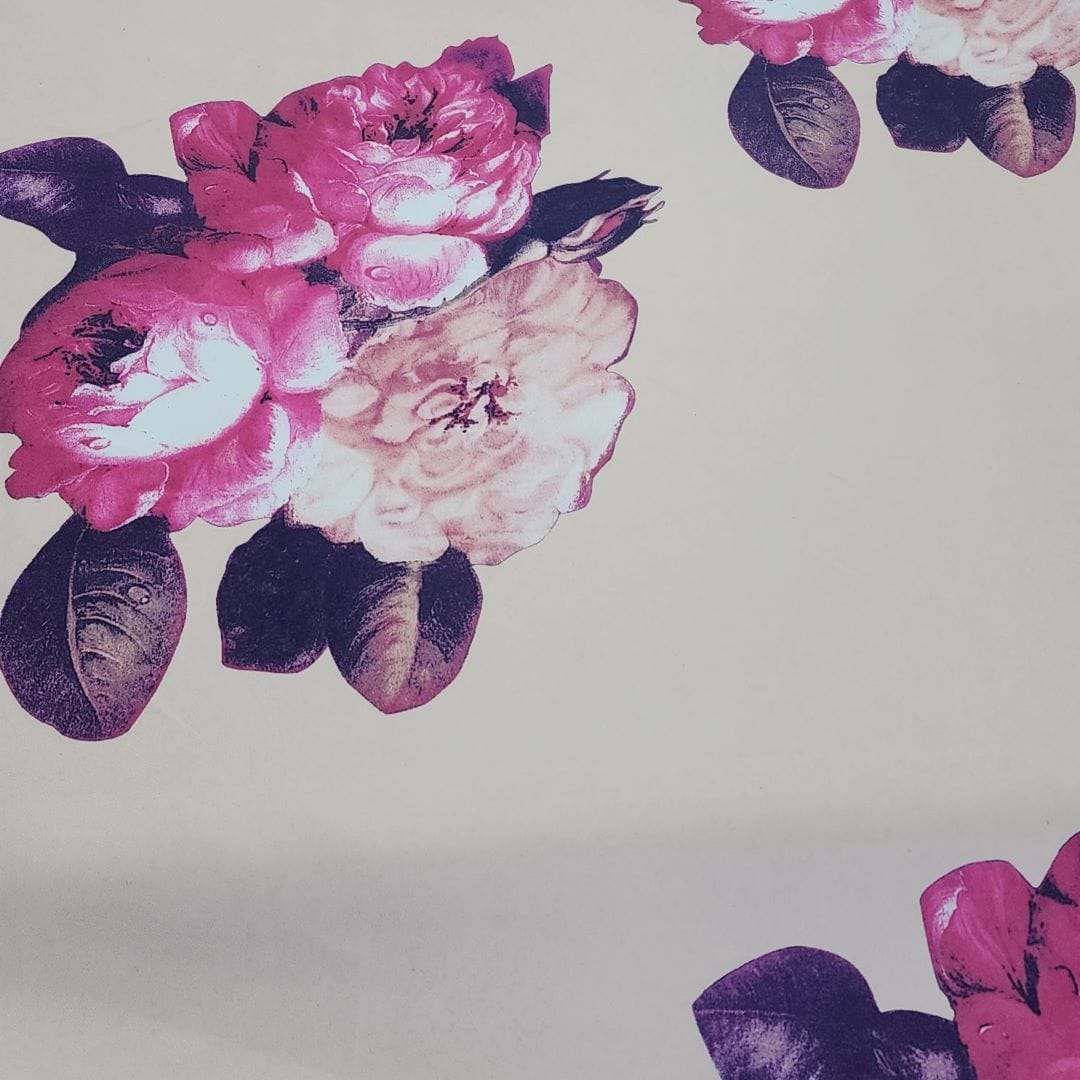 PRINTED SATIN Dress Fabrics Printed Ballroom Satin Fabric Nude 150cm (7416587419737)