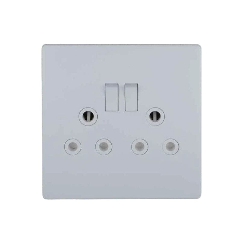 PRISM plug Double Plug Socket White JOS44CVWDSS