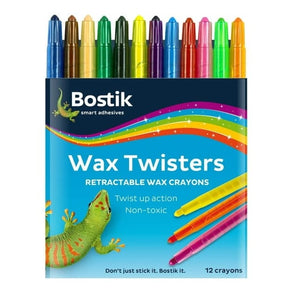 Pritt Bostik Wax Twisters 12-Pack Assorted (7459968909401)