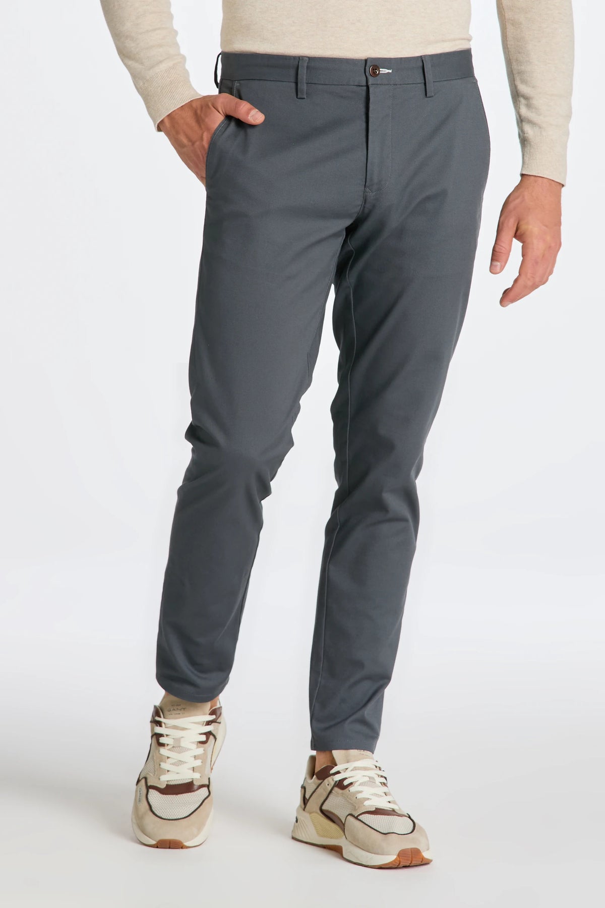 Gant Slim Fit Chinos Anthracite (Grey) 344260.
