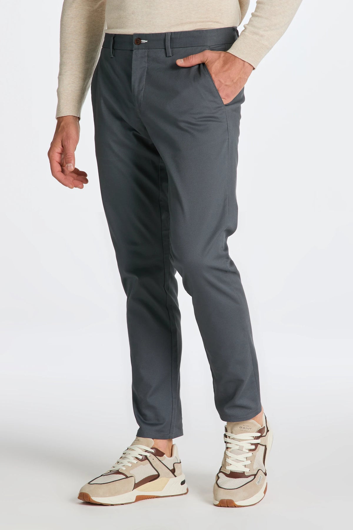 Gant Slim Fit Chinos Anthracite (Grey) 344260.