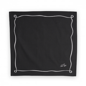 Carrol Boyes Well Framed Black Napkin Set of 4 UN-WFR-BL-4