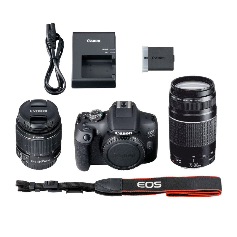 Canon EOS 2000D DC Double Lens Kit