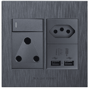 Plug SA/EURO/USB 4x4 Socket S7-211