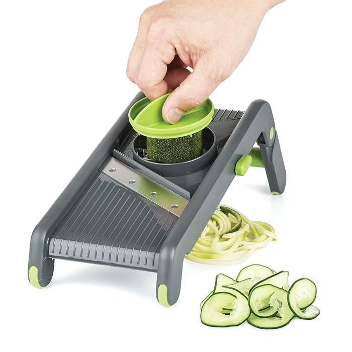 Progressive CUTLERY Progressive Compact Mandoline Plastic Gray HGT-21 (7468363153497)