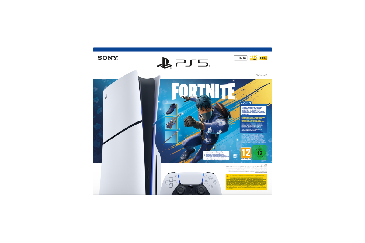 PS5 Slim Disc + Fortnite Bundle