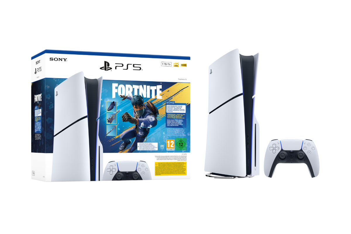 PS5 Slim Disc + Fortnite Bundle