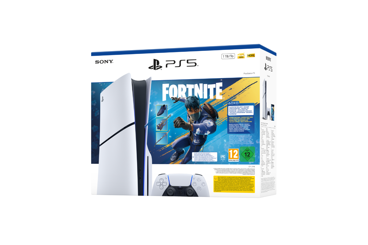 PS5 Slim Disc + Fortnite Bundle