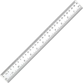 PSD School Stationery PSD Ruler Clear 30cm (7347050741849)