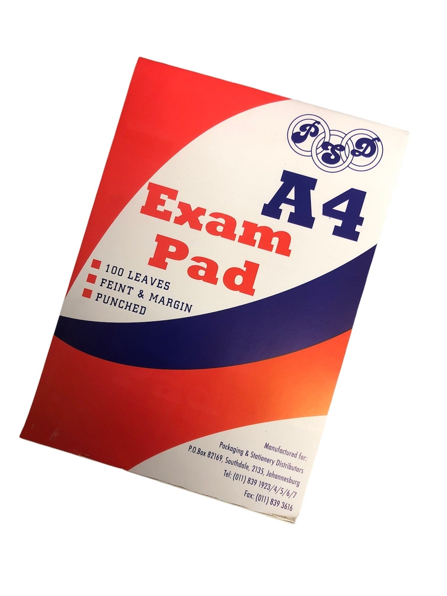 PSD Tech & Office PSD 100 Page A4 Exam Pad (7314641715289)