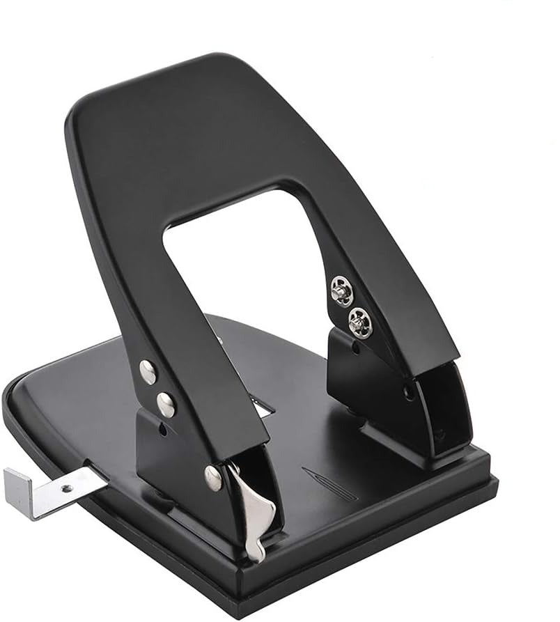 PSD Tech & Office PSD 2 Hole Punch Heavy Duty 25 Sheet Black JL2820 (7397179228249)