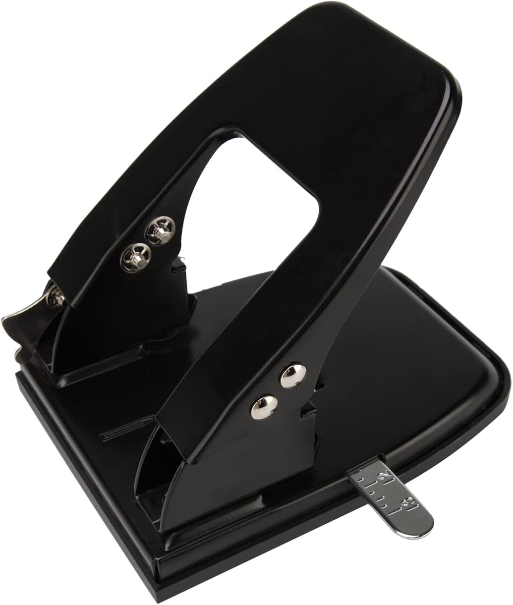 PSD Tech & Office PSD 2 Hole Punch Heavy Duty 25 Sheet Black JL2820 (7397179228249)