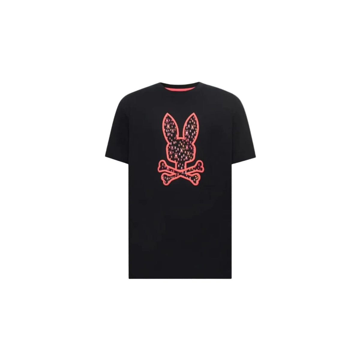 Psycho Bunny T Shirt Psycho Bunny Nev Graphic Tee-Black MT0200198