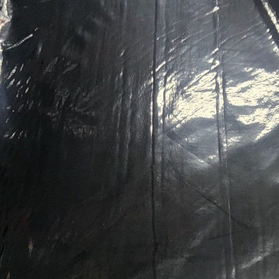 PU Dress Fabrics Patent Pu Leather Fabric 150cm Black (7562616635481)