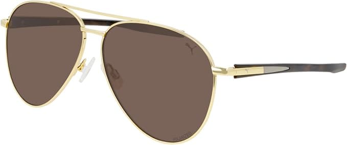 Puma Sunglass Puma men Sunglass -Gold/Havana Brown PU0268S 002
