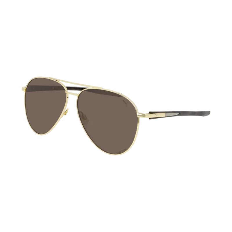 Puma Sunglass Puma men Sunglass -Gold/Havana Brown PU0268S 002