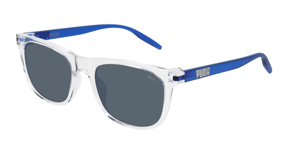 Puma Unisex Sunglass -Crystal Blue/Blue PU0250S-002 52
