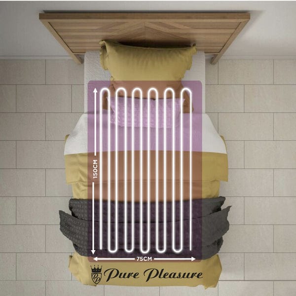 PURE PLEASURE ELECTRIC BLANKET Pure Pleasure Tie-Down Electric Blanket (2061765902425)