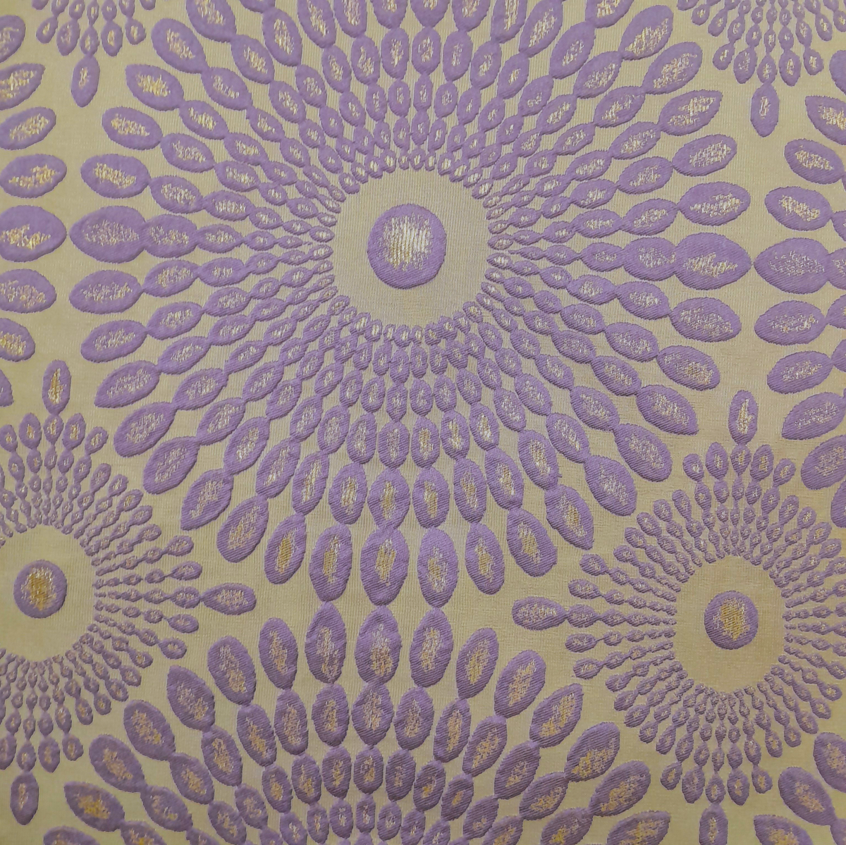 Fabric Turkish Curtain Floral Circles 280 cm.