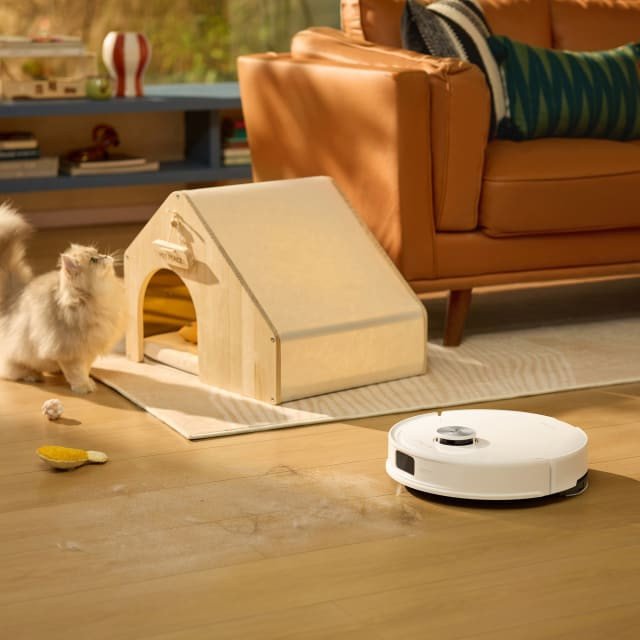 Roborock Q7 TF+ Auto-Empty Smart Robot Vacuum White.