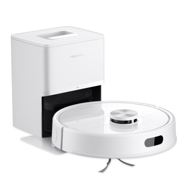 Roborock Q7 TF+ Auto-Empty Smart Robot Vacuum White.