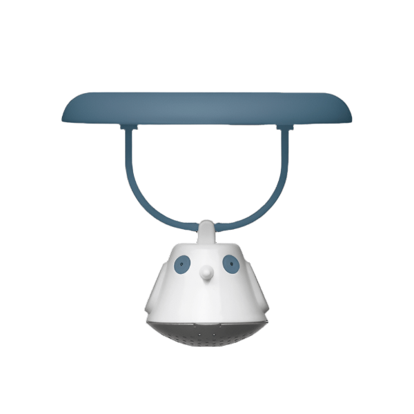 QDO Double-wall glass QDO Birdie Swing Blue Infuser 5676503SB