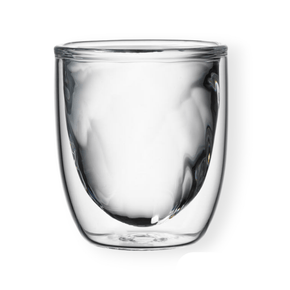 QDO Double-walled glass QDO Element Water Double Wall Glass set of 2 75ml (7287195041881)