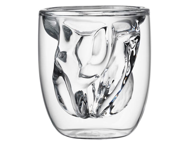 QDO Double-walled glass QDO Element Water Double Wall Glass set of 2 75ml (7287202512985)