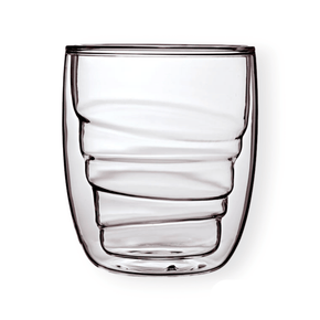QDO Double-walled glass QDO Element Wood Double Wall Glass set of 2 210ml (7287209656409)
